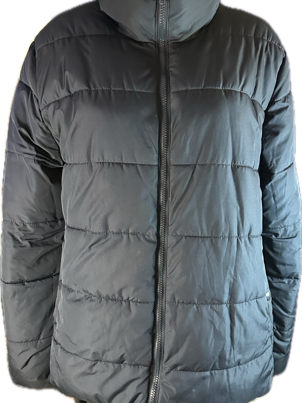 Old Navy Dark Blue Quilted Puffer Jacket - Women's XL